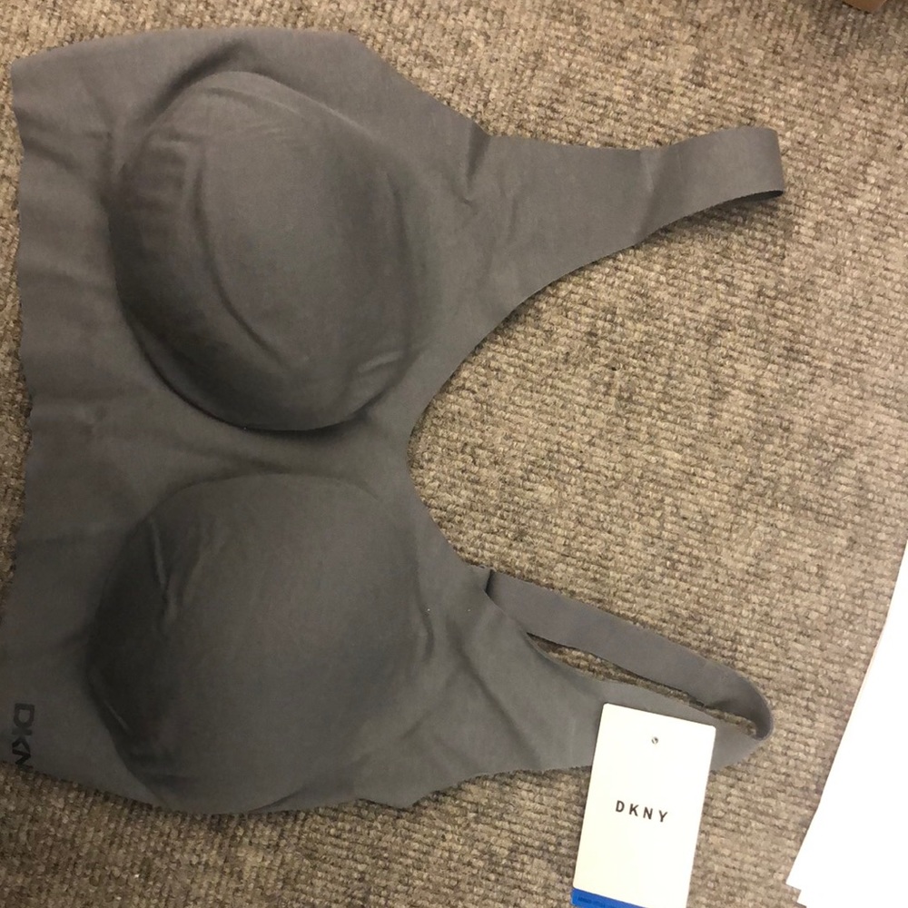 DKNY LASER CUT COTTON BLEND BRA